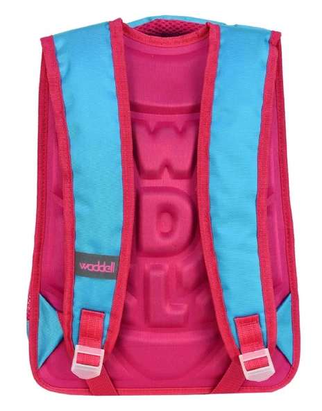 Waddell Çanta Mavi/Pembe Kelebek İlkokul Çantası - Waddell Bag Kız Okul Sırt Çantası - 4