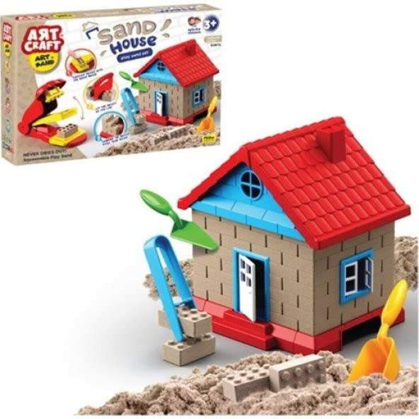 Dede Art Craft Inşaat Kinetik Kum Ev Seti 750 Gr. - 2