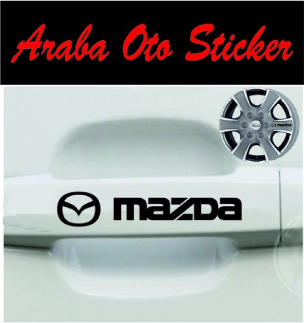 Mazda Kapı Kolu Sticker (8ADET)