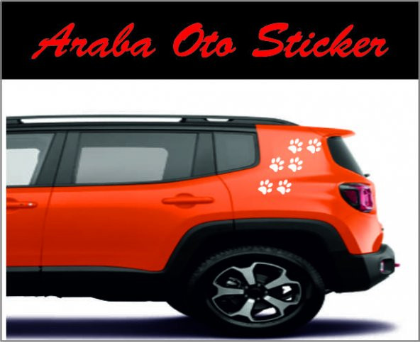 Pati İzi Sticker (20Adet - 5cm) - 2