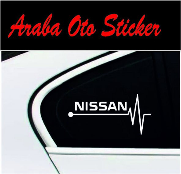 Nissan Kalp Atışı Ritim Oto Sticker (2 Adet