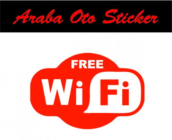 WİFİ STİCKER DUVAR STİCKER ARAÇ STİCKER - 2