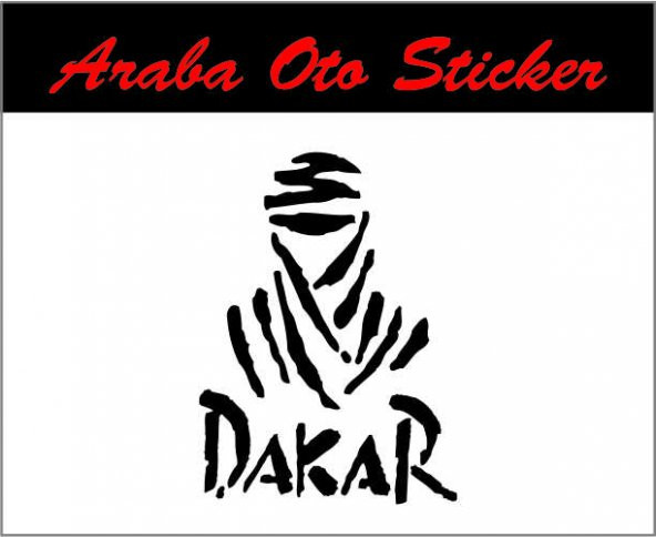 Dakar Oto Sticker