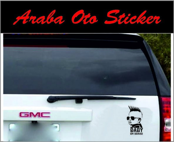 Arabada Bebek Var Oto Sticker - 3