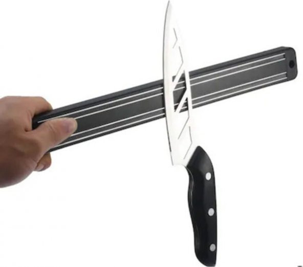 Büyük Boy Mıknatıslı Bıçak Askısı 55 cm Bıçak Tutucu Bıçak Organizer Bıçaklık - 4