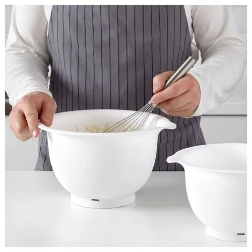 IKEA Vıspad Mutfak Karıştırma Kabı Beyaz 2 Parça - Resim 2