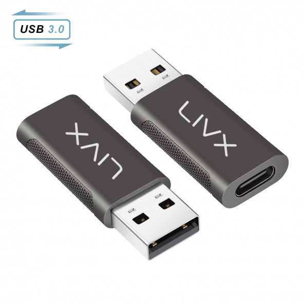 Livx Type C to USB 3.0 Çevirici Dönüştürücü OTG Adaptör LVA-OTGCF - 5