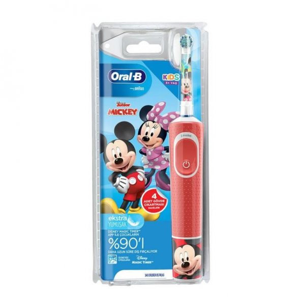 Oral-B D100 Çocuk Şarj Edilebilir Diş Fırçası Mickey