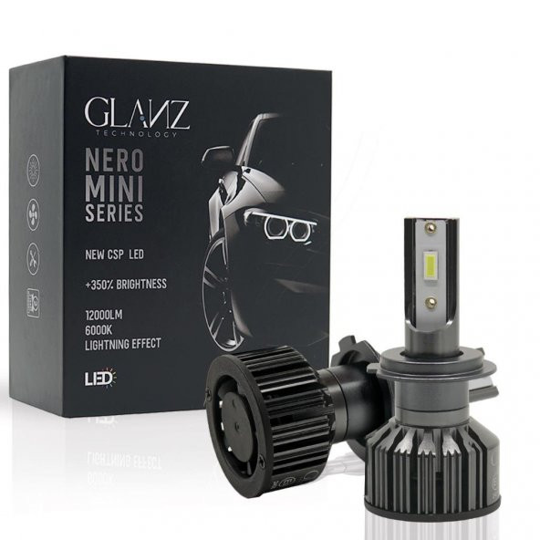 Glanz Mini/Slim CSP Led Xenon H7 H1 H4 9005 9006 H11 H3 12000LM