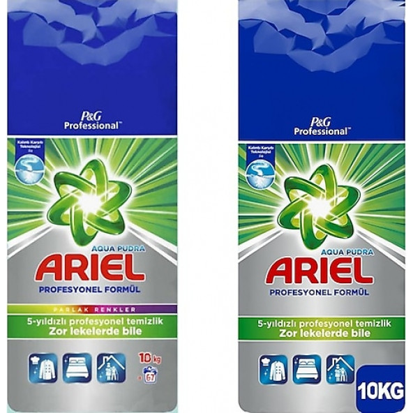 Ariel Matik Beyazlar için 10 Kg + Ariel Matik Renkliler için 10 Kg - 1