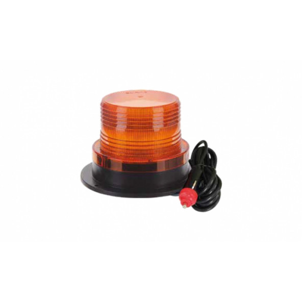 LED Çakar Tepe Lamba Sarı Renk Mıknatıslı Çakmak Fişli - 3