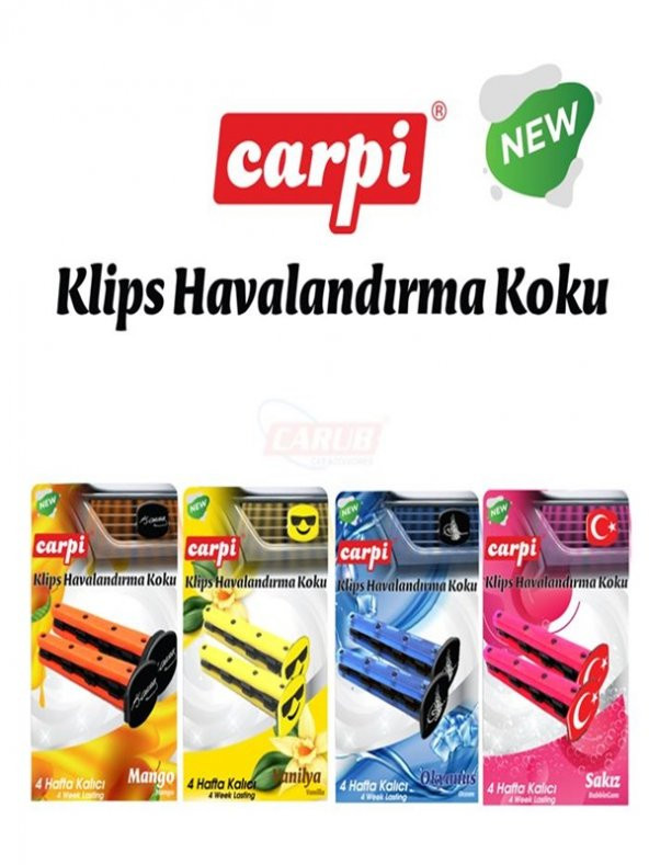 Carpi Kalorifer Izgara Klips Koku 2 li Mango