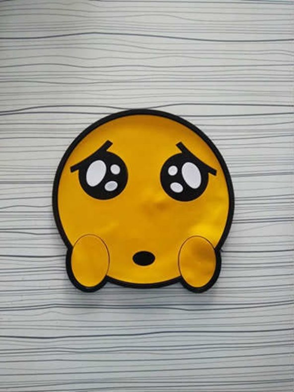 Emoji Üzgün Torpido Üstü Kaydırmaz Ped - 1