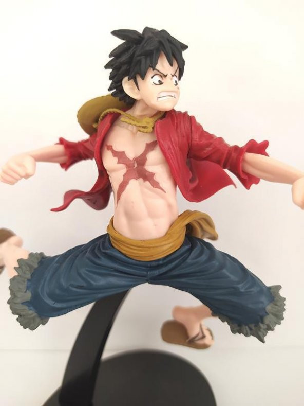 Anime One Piece Monkey D. Luffy Action Figur Oyuncak Biblo 17cm - 4