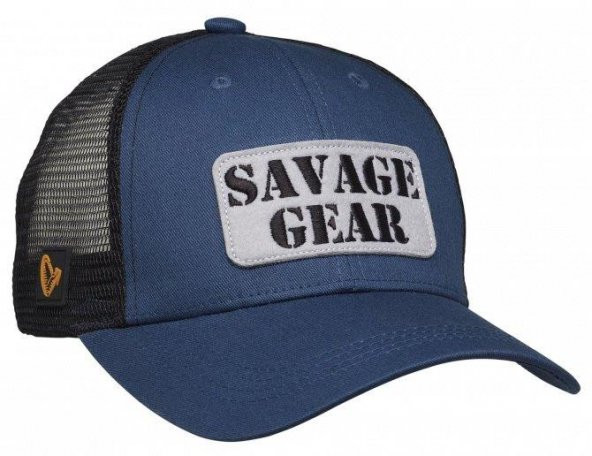 Savage Gear Logo Badge Cap One Size Teal Blue