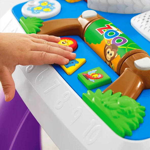 YENİLENEN Fisher Price Eğitici Köpekçiğin Aktivite Masası (Türkçe ve İngilizce) YENİLENDİ DRH44 - 4