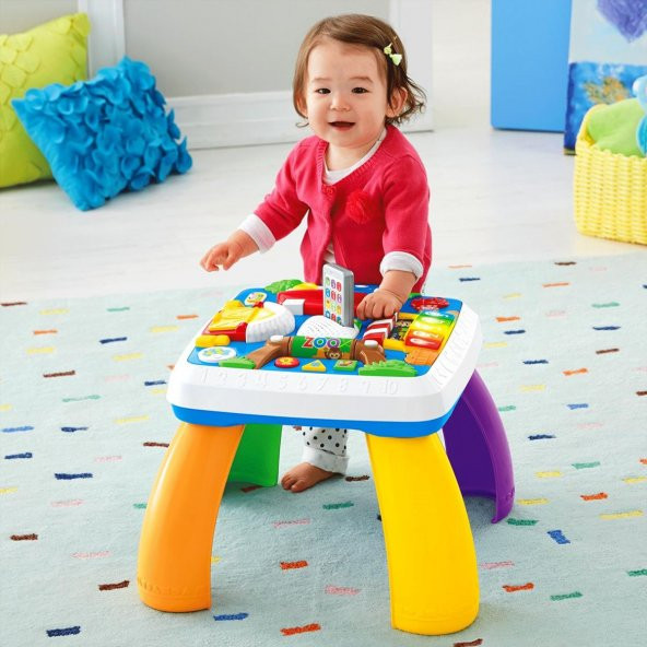 YENİLENEN Fisher Price Eğitici Köpekçiğin Aktivite Masası (Türkçe ve İngilizce) YENİLENDİ DRH44