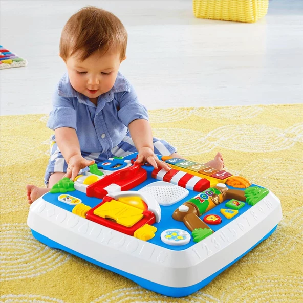 YENİLENEN Fisher Price Eğitici Köpekçiğin Aktivite Masası (Türkçe ve İngilizce) YENİLENDİ DRH44 - 2