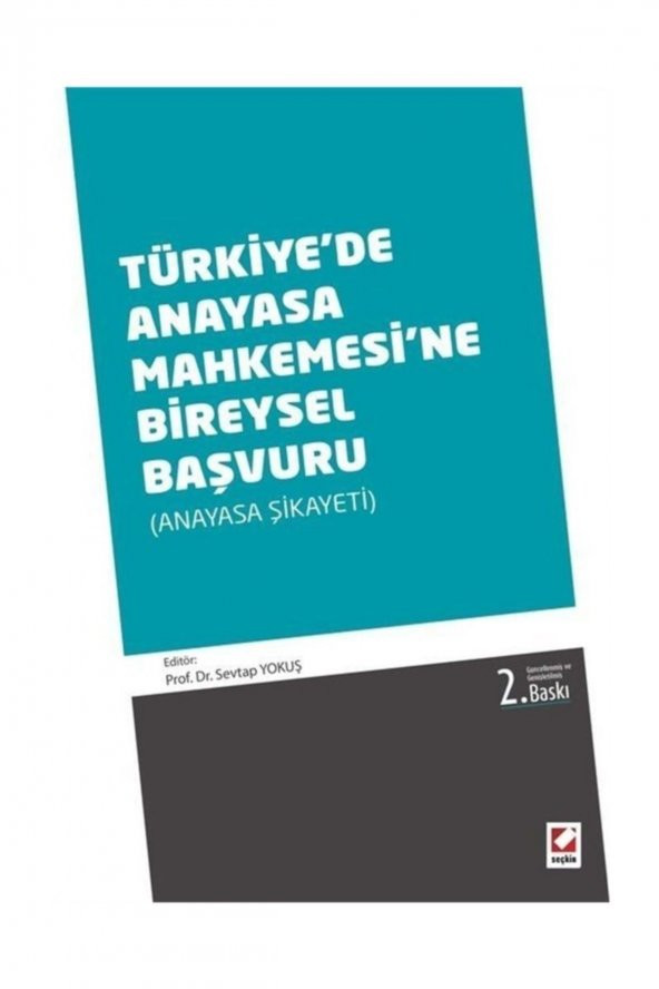 Türkiyede Anayasa Mahkemesine Bireysel Başvuru