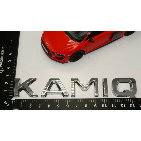 Skoda Kamiq Krom ABS 3M 3D Bagaj Yazı Logo - 4