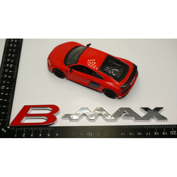Ford B MAX Krom ABS 3M 3D Bagaj Yazı Logo - 4