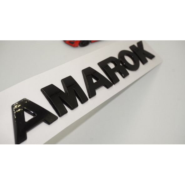 VW Volkswagen Amarok Bagaj Siyah ABS 3M 3D Yazı Logo Amblem