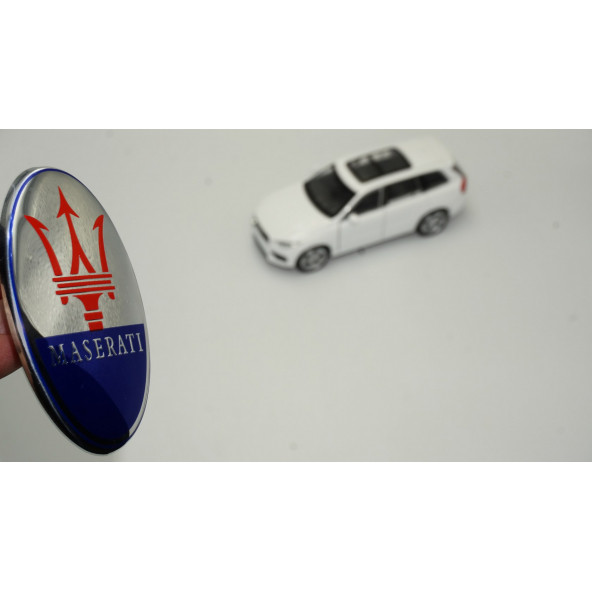 Maserati Quatrroporte Granturismo Ghibli Ön Kaput Logo Orjinal Ürün