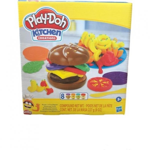 Play-Doh Play Doh Mutfak Atölyesi Hamburger E5112 E5472 Lisanslı Ürün