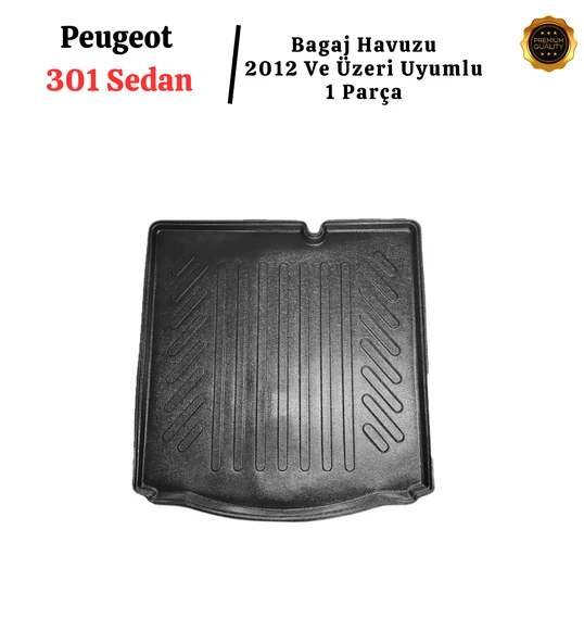 Peugeot 301 Sedan 2012 ve Sonrası Bagaj Havuzu - 2