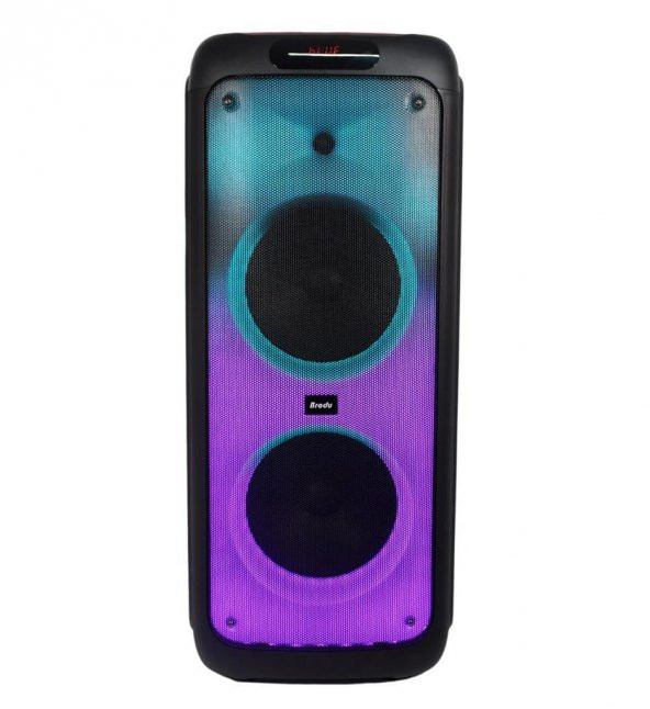 BTS-1387 Karaoke Hoparlör Sistemi Kablosuz Mikrofonlu 10 İnç Bluetooth Hoparlör