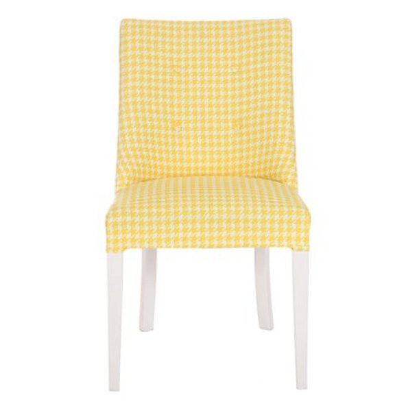 Mobilya Baba Sarı Beyaz Sandalye