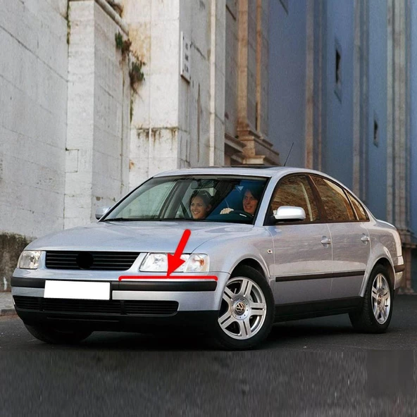 VW Passat B5 1997-2000 Ön Tampon Sol Köşe Bandı Çıtası 3B0807717 - 2