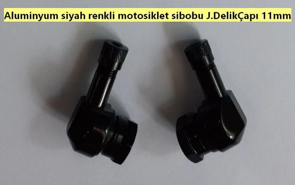ALUMINYUM MOTOSİKLET SİBOBU JD=11.5 SİYAH RENK ürün görseli