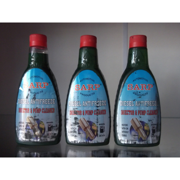 DİZEL YAKIT ANTİFRİZİ SARP 360ML (DİZEL ANTİFRİZİ) MAZOT İÇİNE KONULUYOR