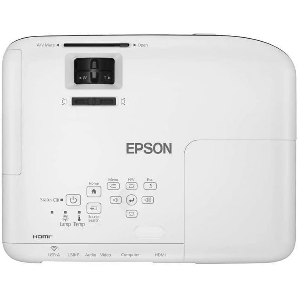 Epson EB-W51 4000 Ans 1280x800 WXGA Hdmı Vga USB 3LCD Projeksiyon Cihazı - 6