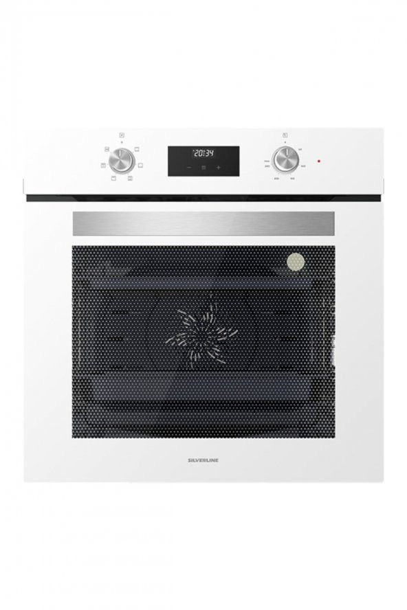 Silverline Beyaz Cam Ankastre Set 5 Yıl Garanti (3420 Classy 60+cs5365w01+bo6502w02) - 4
