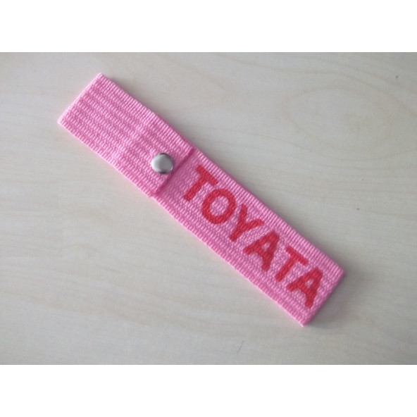 TOYOTA TAMPON ÇEKİ İPİ PEMBE (TOYOTA TAMPON ASKISI) TAMPON SÜSÜ - TAMPON DİLİ -TAMPON İPİ ürün görseli