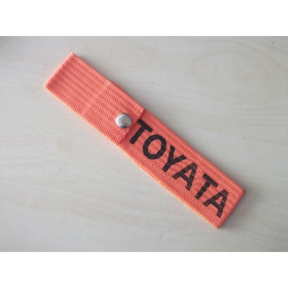 TOYOTA TAMPON ÇEKİ İPİ TURUNCU (TOYOTA TAMPON ASKISI) TAMPON SÜSÜ - TAMPON DİLİ -TAMPON İPİ