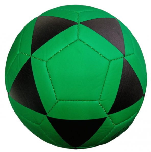 Avessa 3 Astar Futbol Topu No.5 Yeşil Siyah Desenli