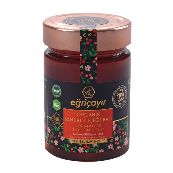 Eğriçayır Organik Sandal Çiçeği Balı 450 gr