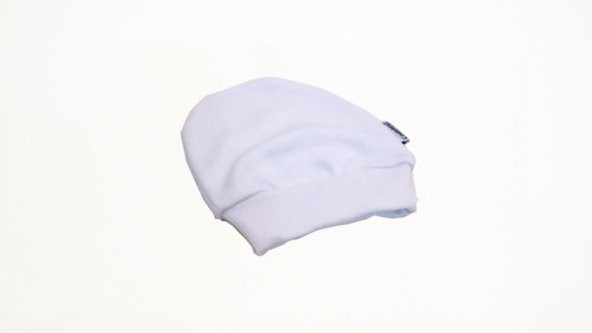 Sema Baby Yenidoğan Bebek Şapka - Beyaz