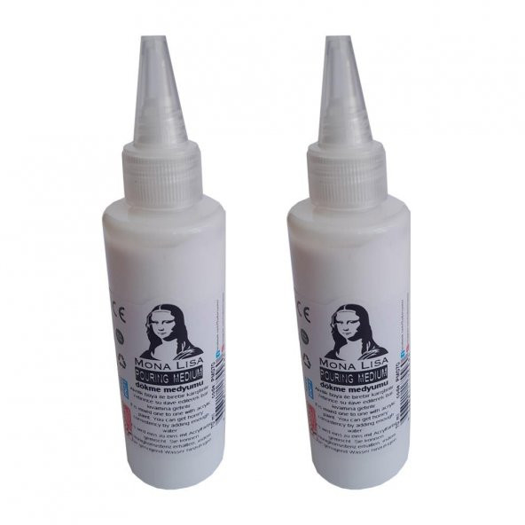 Dökme Medyumu Akrilik 70 ml 2 Adet Mona Lisa Pouring Medium Akrilik 70 Ml 2 Adet ürün görseli