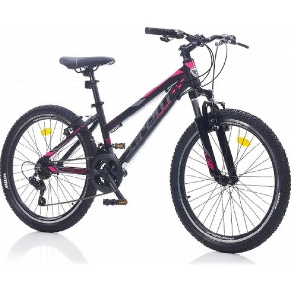 Corelli Swing 3.1 24 Jant 21'' V Fren Dağ Bisikleti Siyah-Fuşya