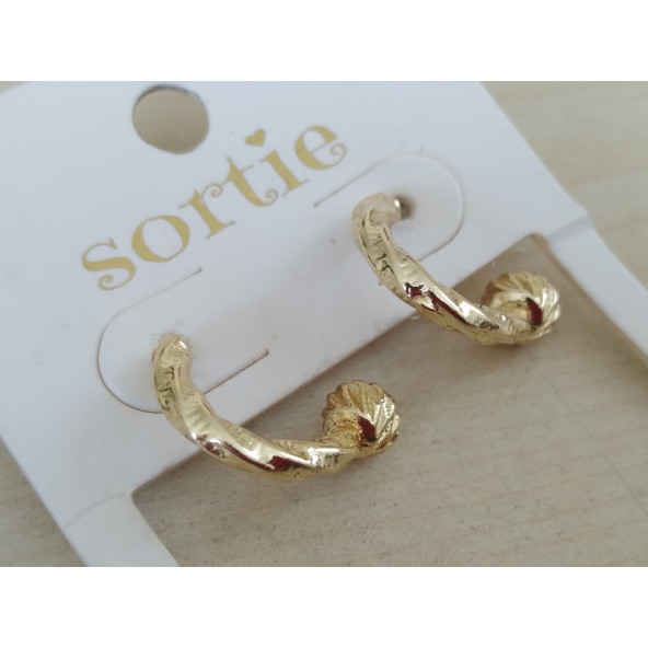 BAYAN KÜPESİ, YENİ SERİ EKONOMİK GOLD METAL HALKA KÜPE, KÜPE SETİ, Sortie Bayan Küpesi,