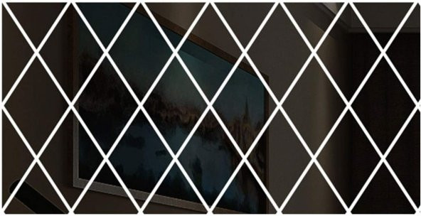 Yapışkanlı Akrilik Ayna 32 Parça - 3