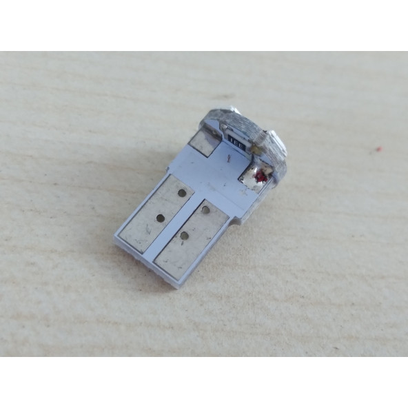 T10 DİPSİZ LED AMPUL (4 ÇİPLİ) MAVİ 12V (2ADET FİYATI) T10 GÖSTERGE, PARK, SİNYAL, PLAKA AMPULU - 3