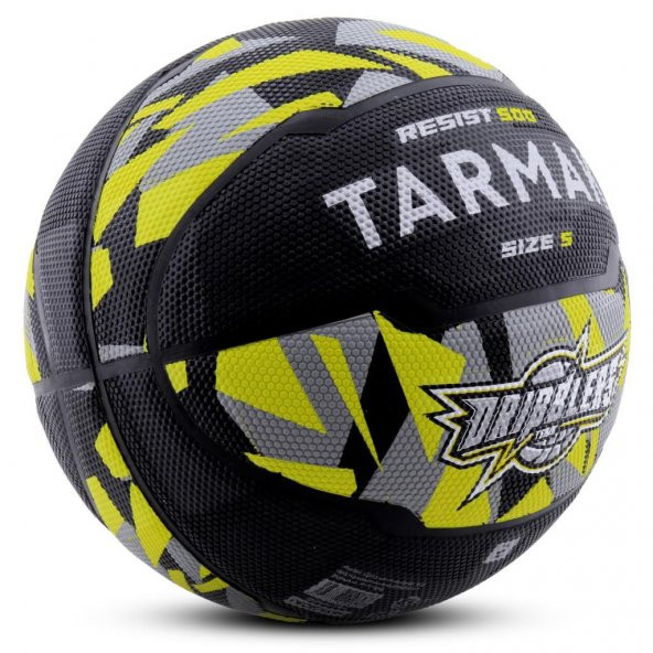 Tarmak R500 Basketbol Topu 5 Numara DRIBBLERS Sarı Siyah