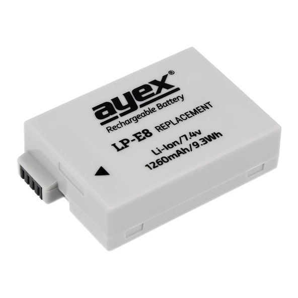 CANON EOS 550D 600D 650D 700D İÇİN LP-E8 BATARYA - 3