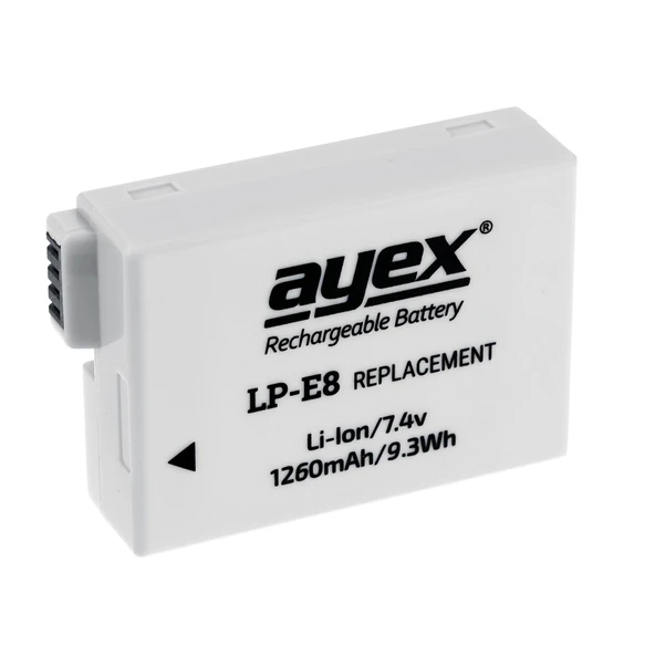 CANON EOS 550D 600D 650D 700D İÇİN LP-E8 BATARYA - 8