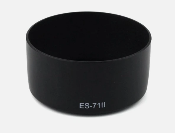 Ayex ES-71 II Parasoley, Canon EF 50mm f/1.4 USM ile Uyumlu Lens Hood ürün görseli 1